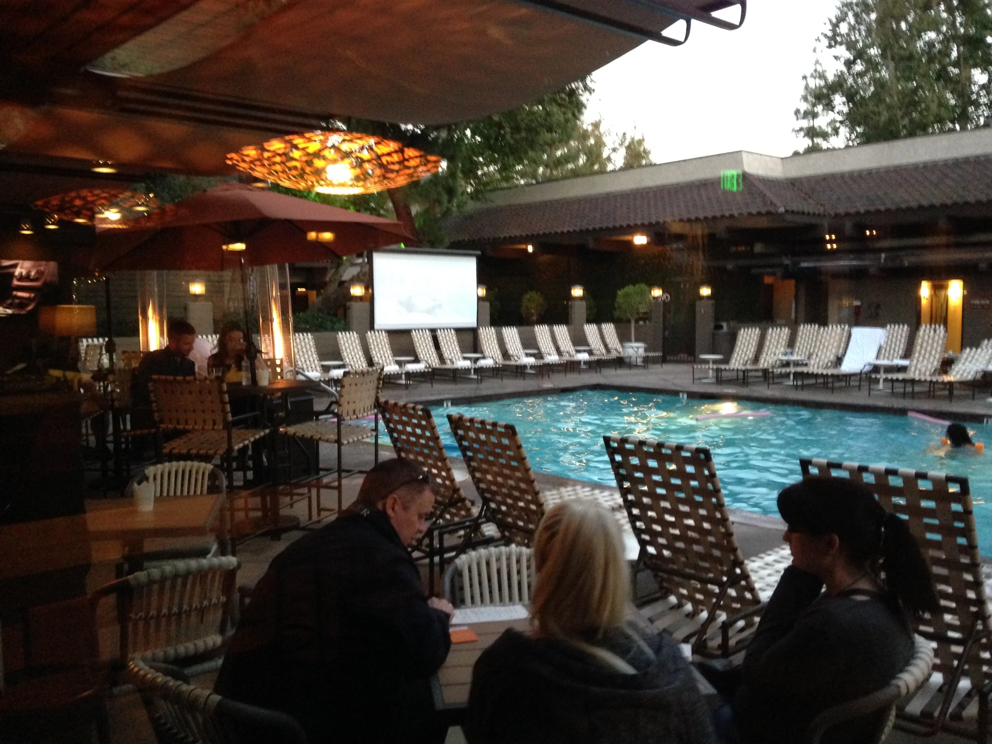 poolside at Garland Hotel North Hollywood