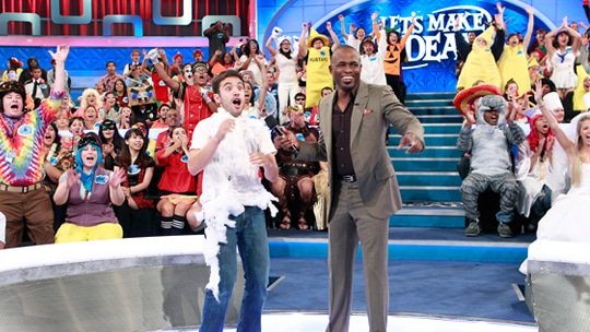 lets make a deal game show with audience and contestant
