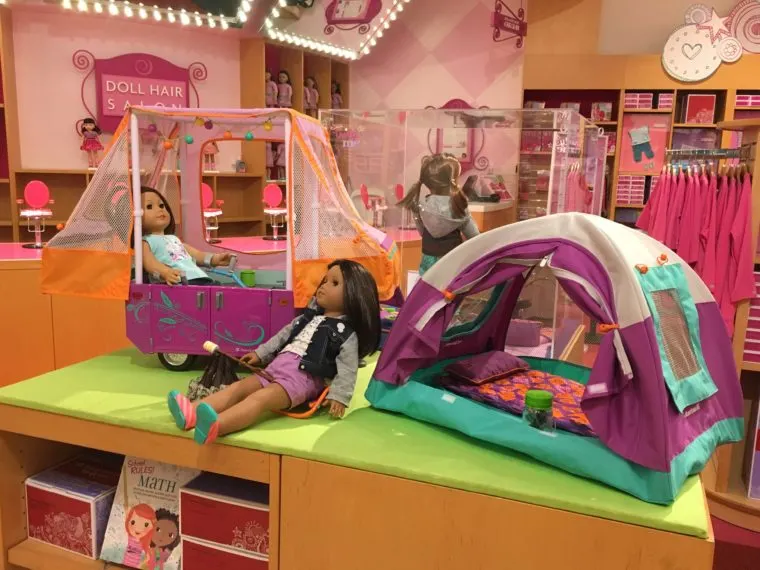 The American Girl Store at The Grove is one of the fun places to have a child's birthday party in LA.
