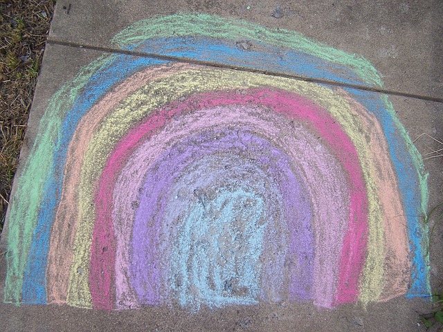 chalk rainbow