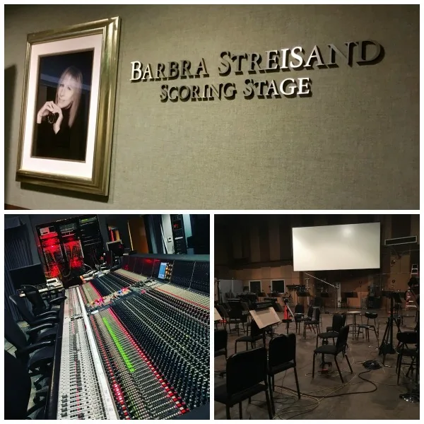 Barbara Streisand Scoring Stage