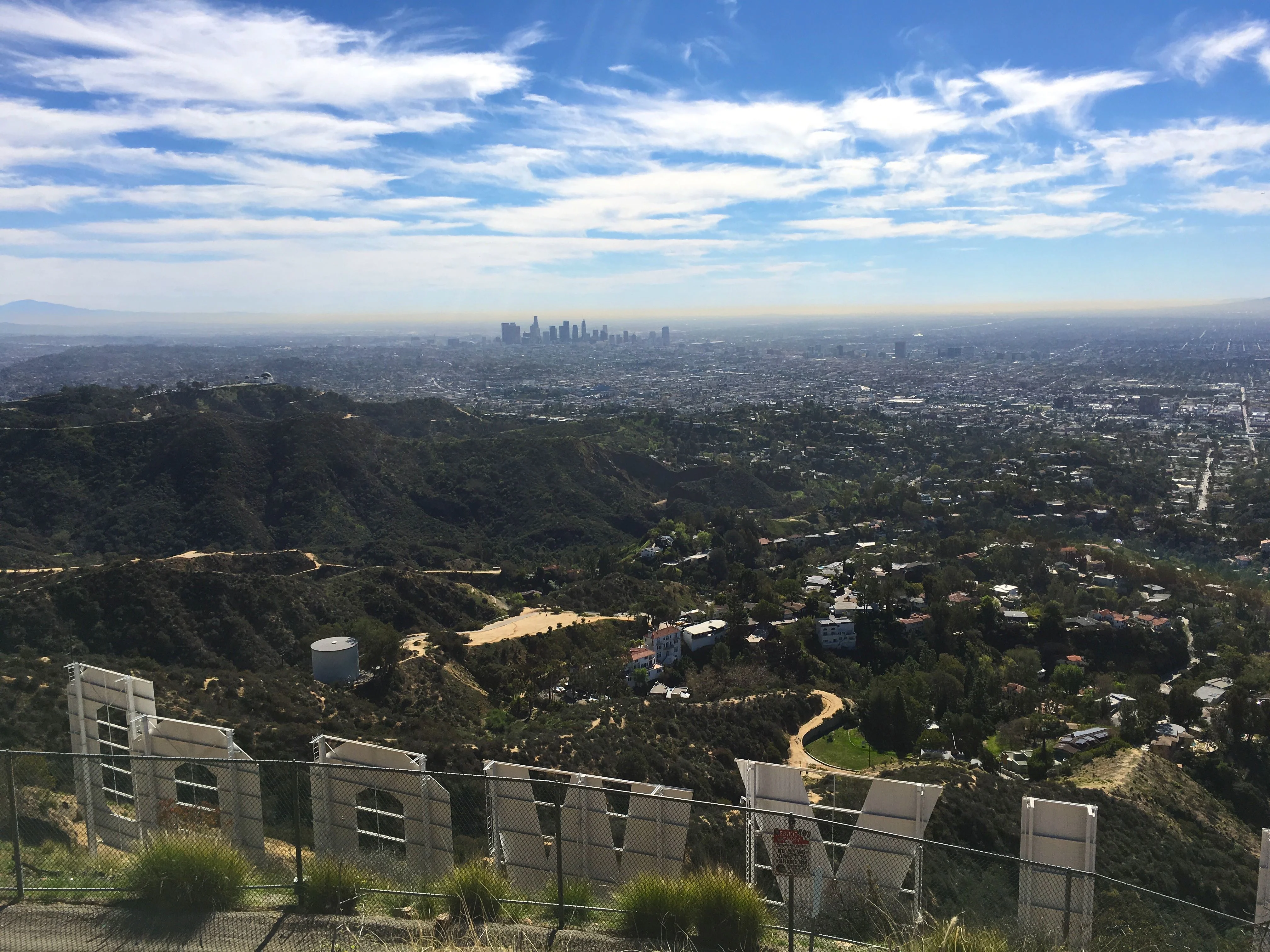 Hiking to the Hollywood sign is just one of the fun things for Active Families to do in Los Angeles