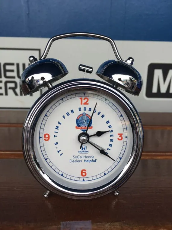 Dodgers clock