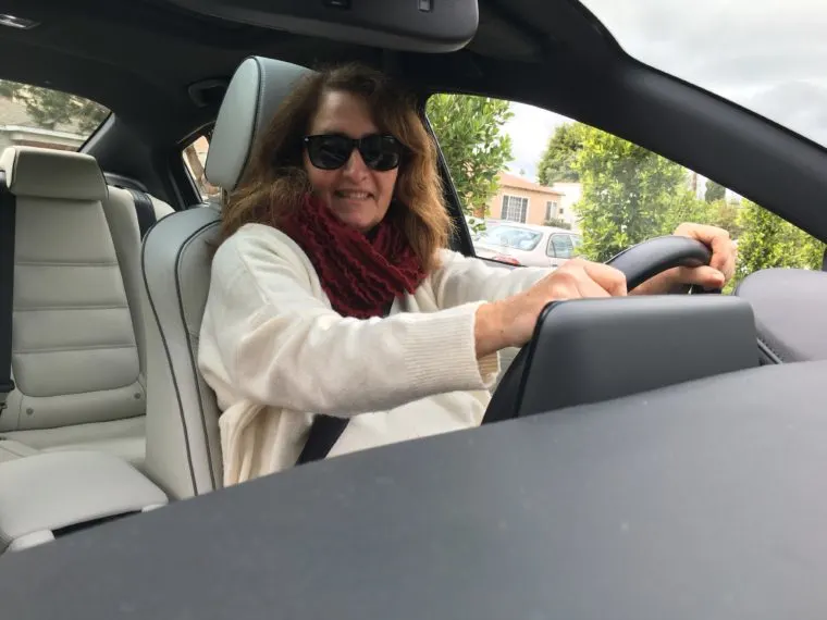 carpool mom in the Mazda 6