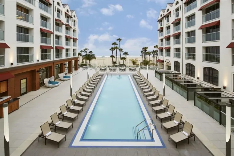 Pool Deck — Loews Santa Monica Beach Hotel
