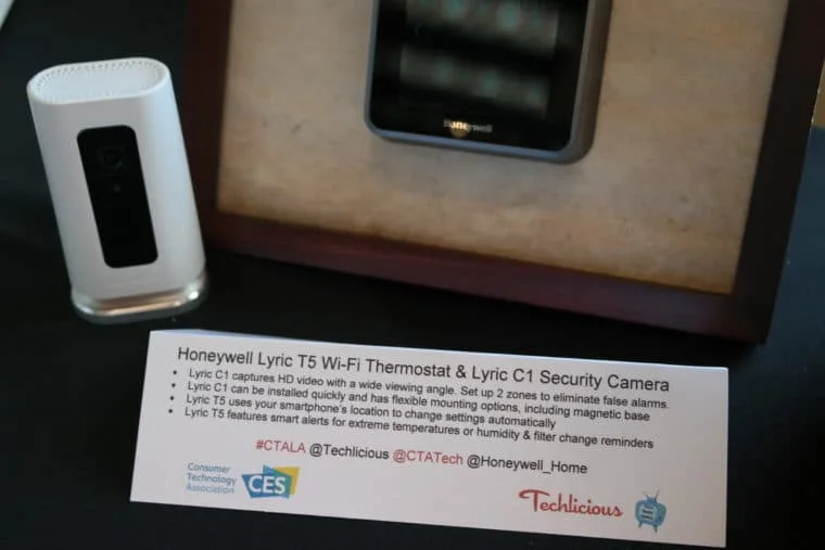 Honeywell Lyric C1 Wi-Fi Security Camera and Thermostat