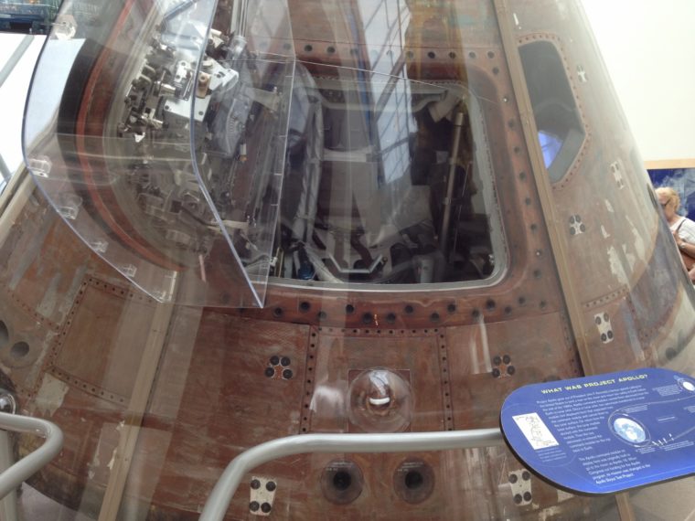 Space Capsule on display at CA Science Center