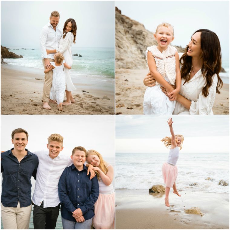 Ivory Ventura family photos collage