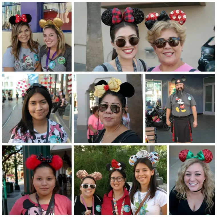 Mickey Mouse Ears Collage