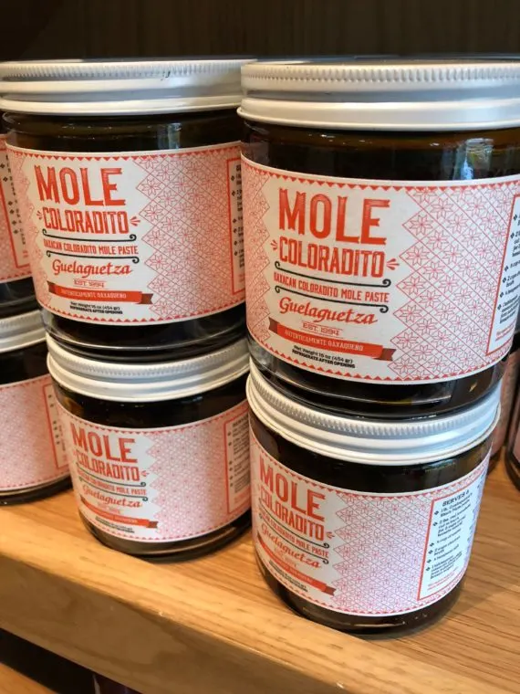 Mole from Guelaguetza in Los Angeles is a wonderful gift for any food lover. #mole #mexicanfood #foodgifts 