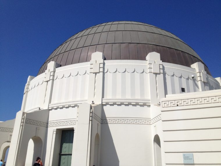 The Griffith Observatory is a great place to visit with or without kids. Check out our guide. #losangeles #griffithobservatory #thingstodoinlosangeles #science #travel #familytravel