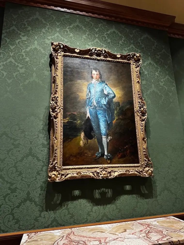 The Blue Boy, by Thomas Gainsborough