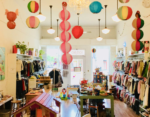 interior of a Kids Resale Shop