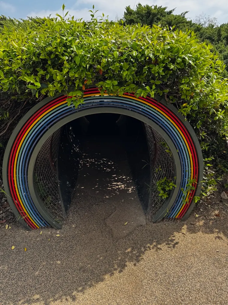 rainbow tunnel at the Huntington