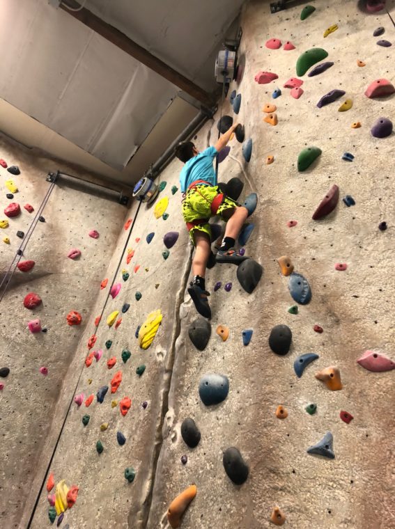 Rock Climbing at Rockreation is one of the fun activities for teens in Los Angeles. #losangeles #rockclimbing #teenactivites