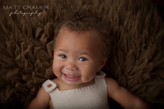 Matt Cramer Photography smiling baby