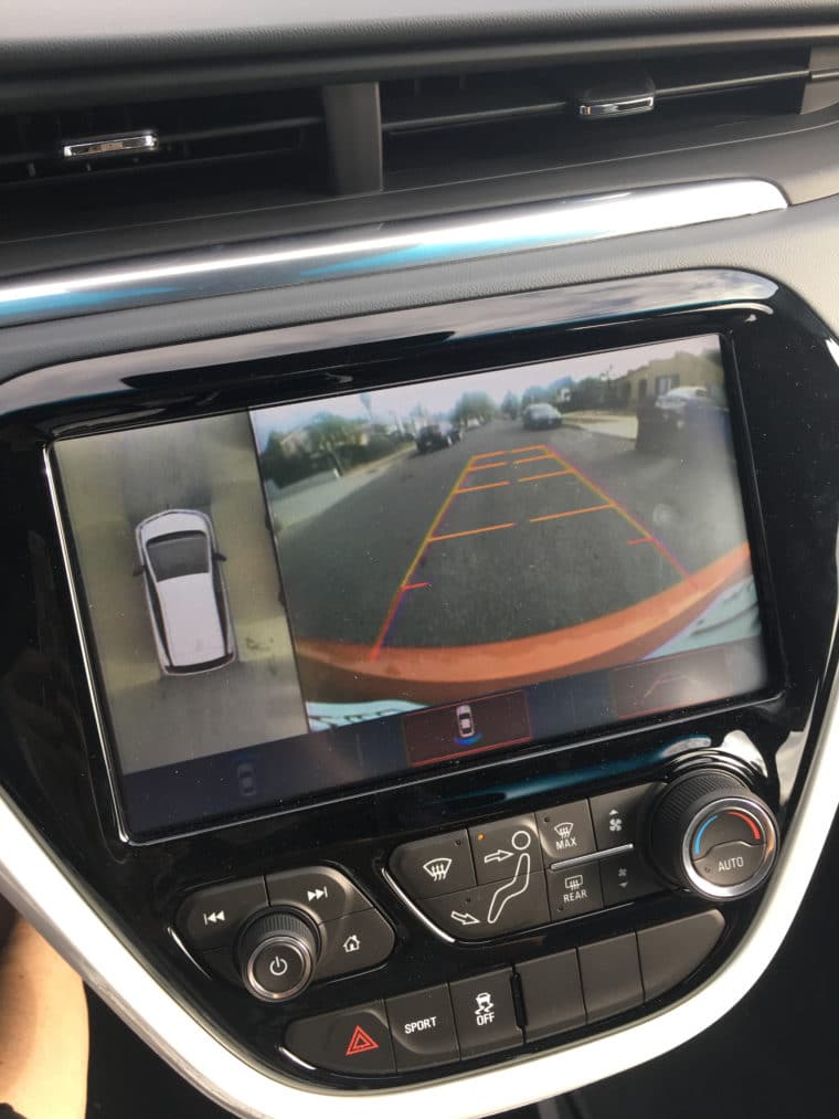 back up camera and overhead camera in Chevy Bolt EV