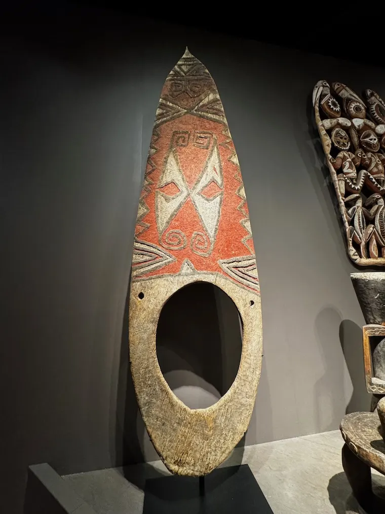 Artifact from the Pacific Islands exhibit at the Bowers