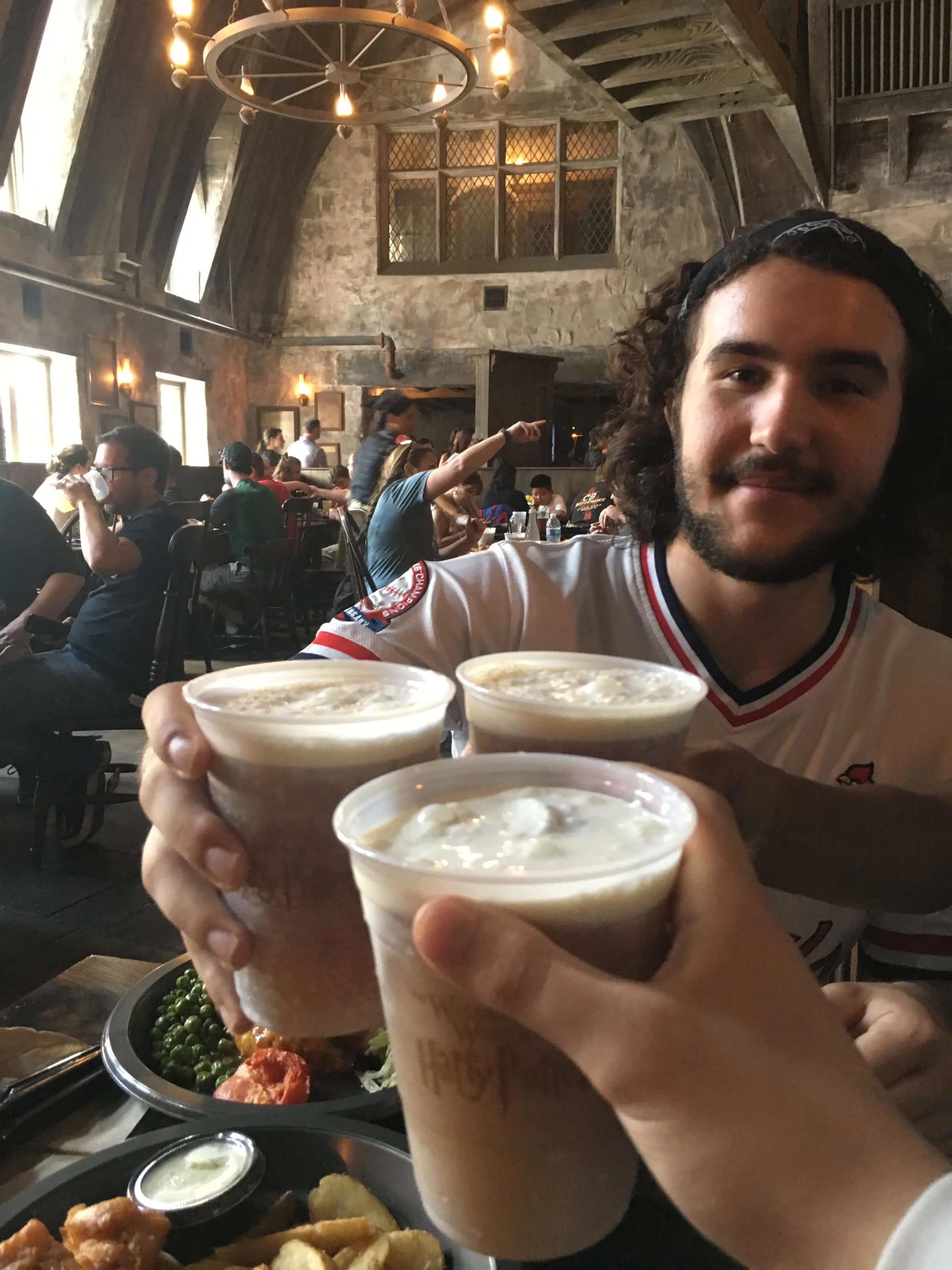 Butterbeer cheers at Universal Studios Hollywood