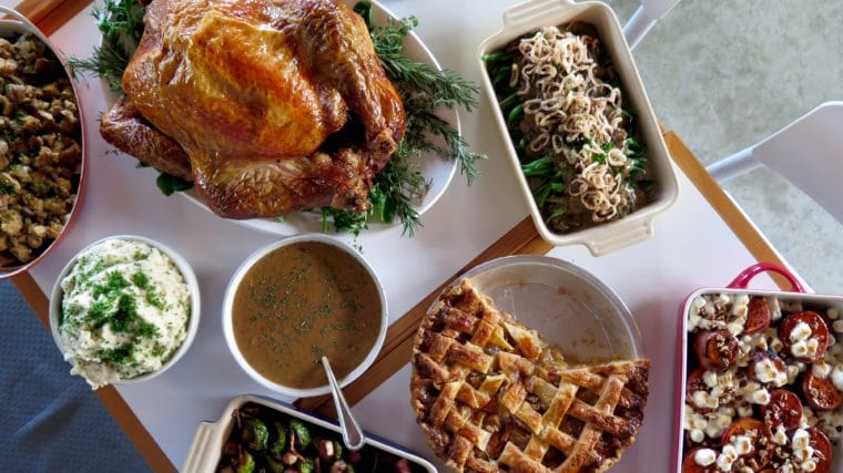 Superba in Los Angeles Thanksgiving takeout items