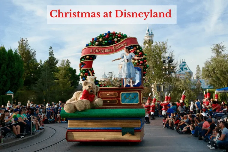 Christmas Fantasy Parade at Disneyland