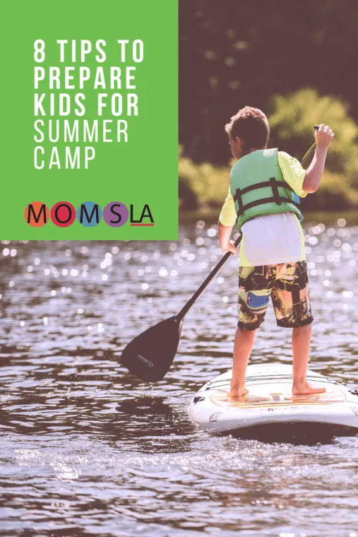 A child's first summer camp is special, but it's not easy for all kids. We have 8 tips to help prepare kids for their summer camp experience. #summercamp #camp #sleepawaycamp #daycamp