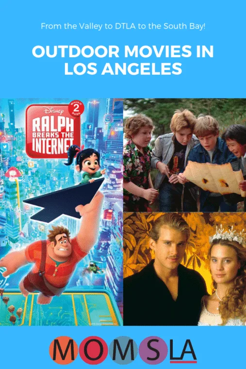 Outdoor movies in Los Angeles photo/flyer
