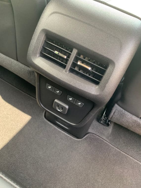 rear seat console in chevy equinox