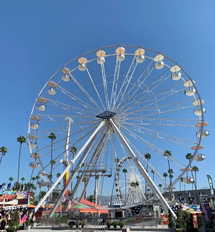 ferris wheel at 2019 LA County Fair