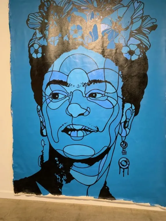 Frida Kahlo portrait at 2019 LA County Fair