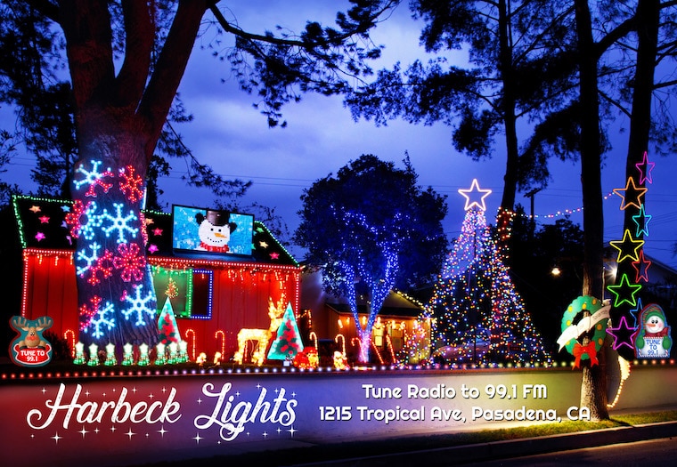 See Christmas Lights in Los Angeles 2023