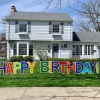 birthday yard sign from MyKidlist.com