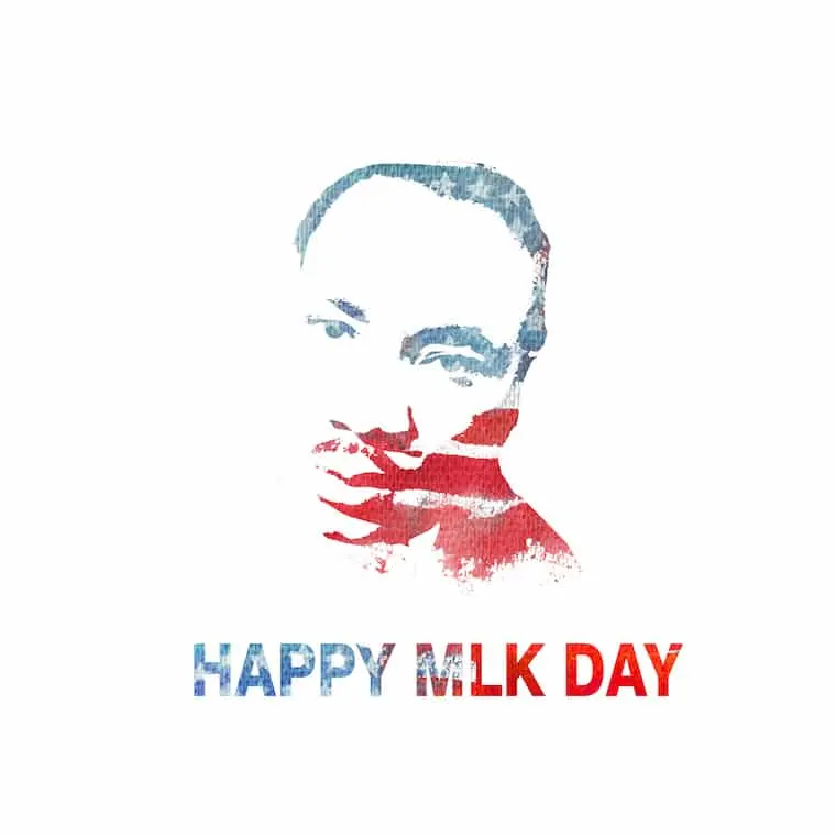 Happy MLK Day illustration