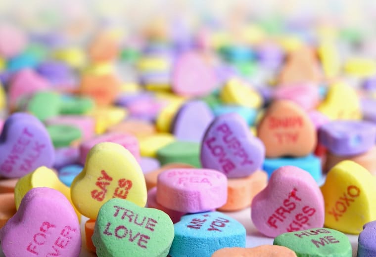 valentine candy hearts
