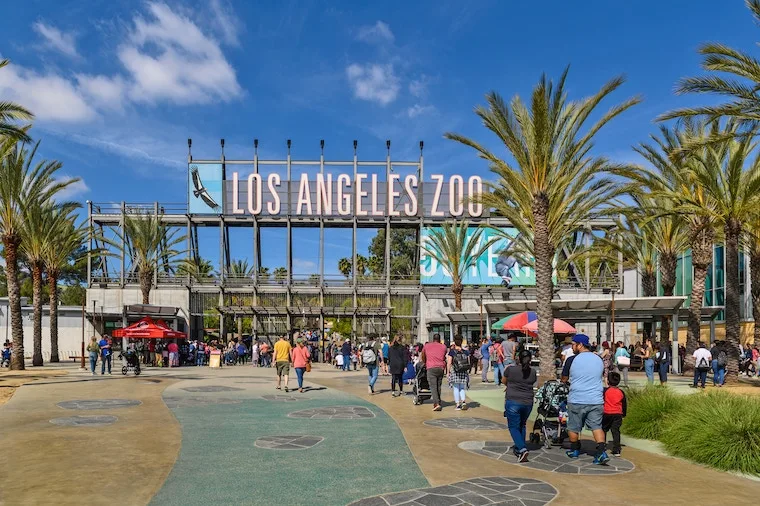 Los Angeles zoo entrance