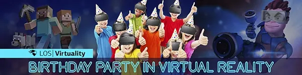 Los Virtuality Birthday Party premium banner