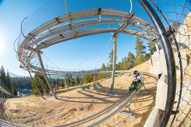 The Mineshaft Coaster at Alpine Slide in Big Bear