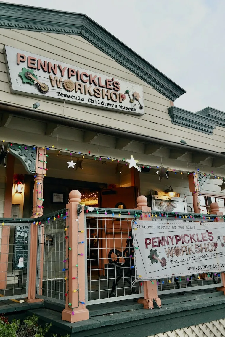 front entrance of Penny Pickle's workshop in Temecula