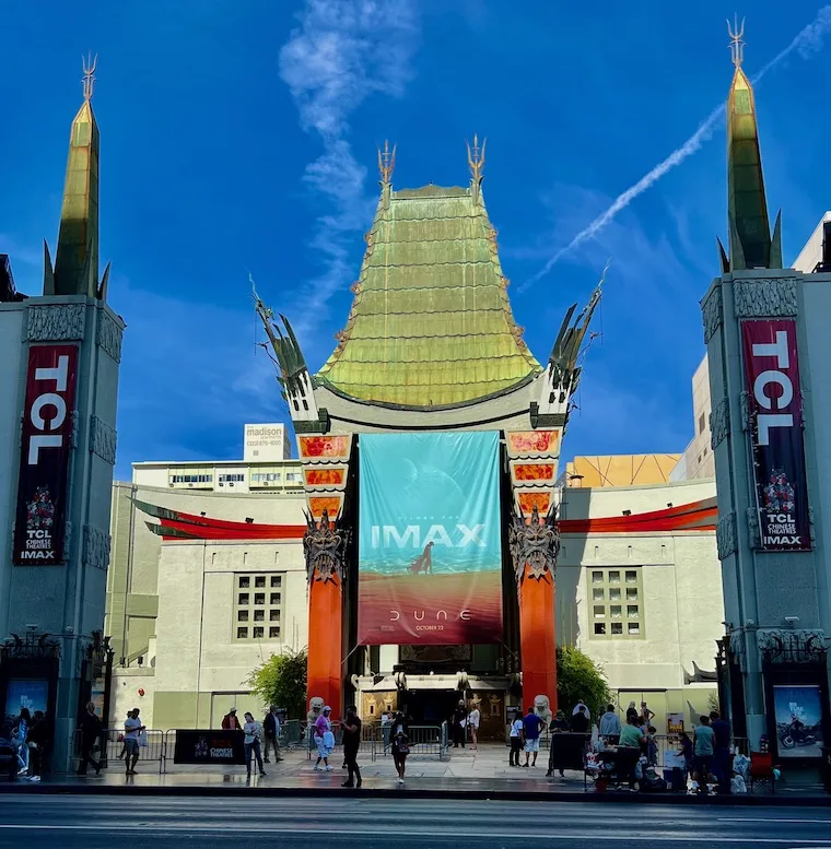 TCL Chinese theater on Hollywood Blvd