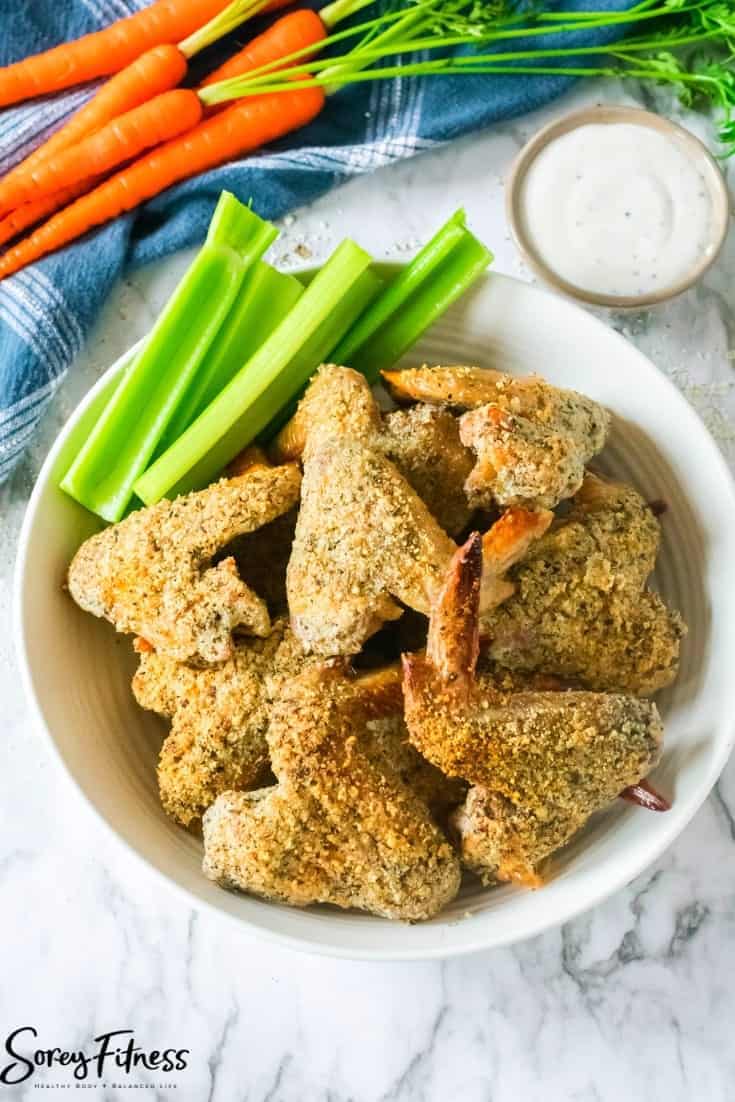 Keto Chicken Wings for Game Day by Sorey Fitness