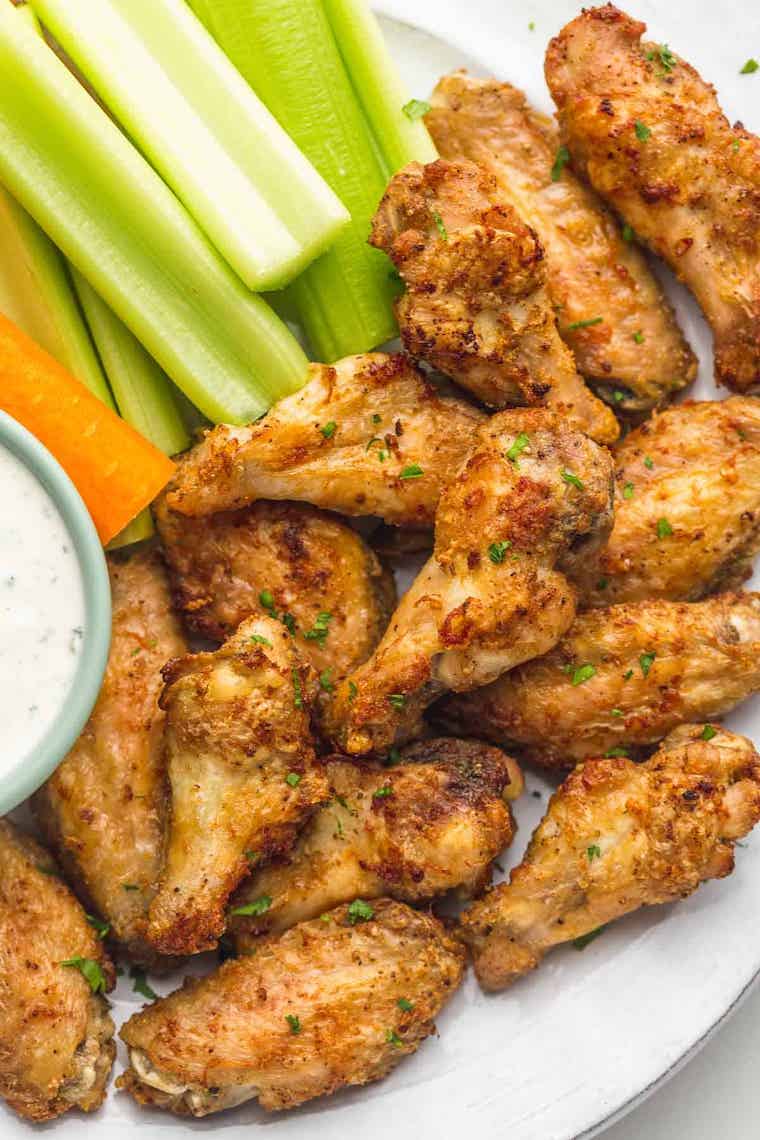 Air Fryer Chicken Wings from Nourish Plate