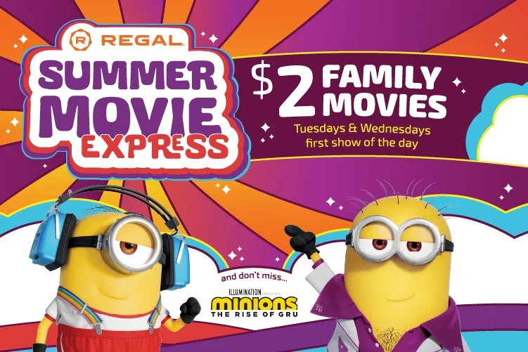 regal summer movie express promo image