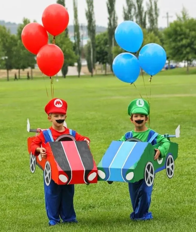 Mario and Luigi Go Kart Costumes