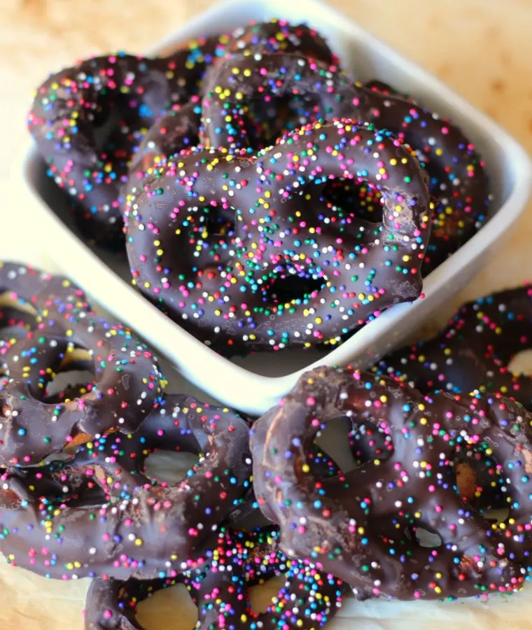 Easy Gluten-Free Chocolate Covered Pretzels (Allergy-Free, Vegan)