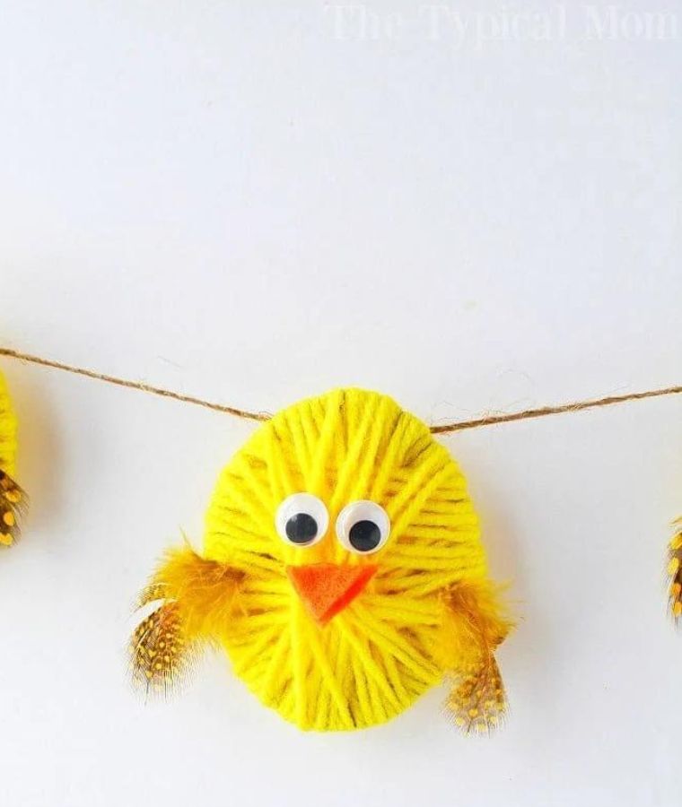 Easy Easter Garland Decoration Craft