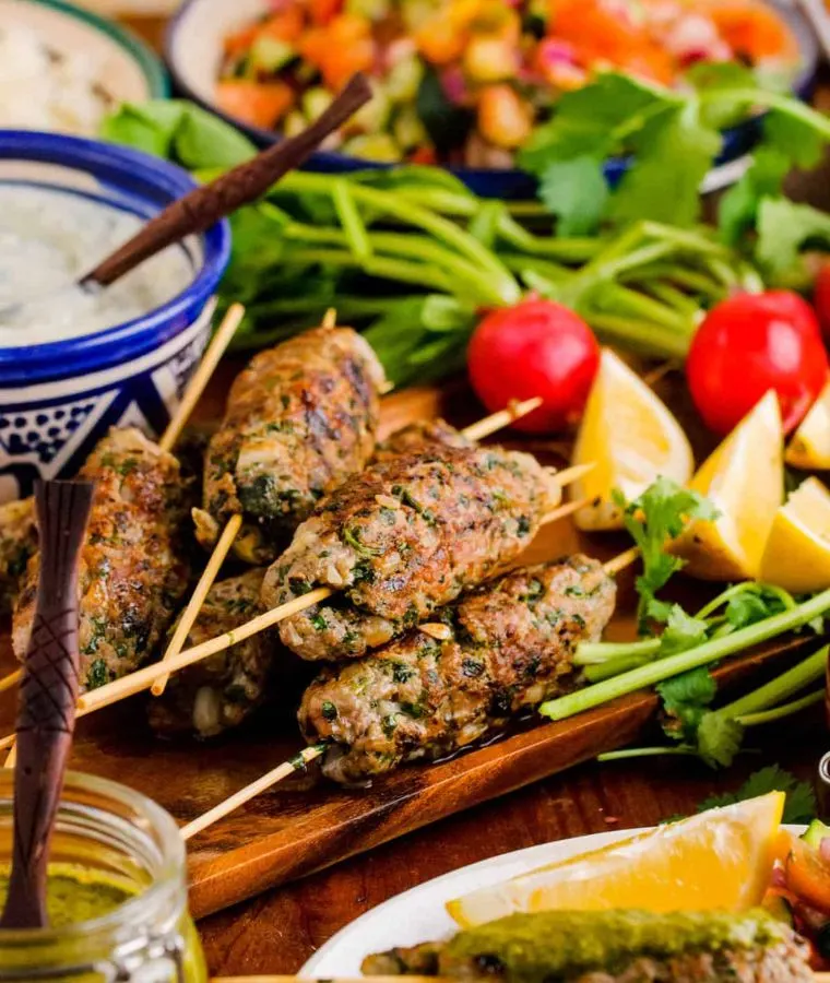 Lamb Kofta Kebabs with Fresh Herbs