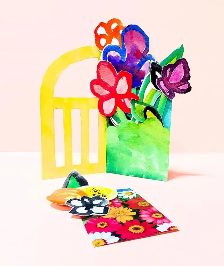 Make: A DIY Watercolor Flower Garden Card
