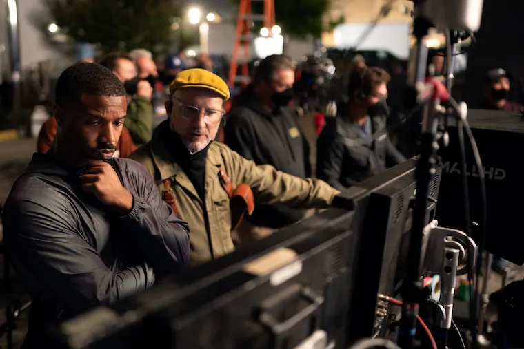 C3_38476_R
Director Michael B. Jordan and cinematographer Kramer Morgenthau on the set of their film
CREED III 
A Metro Goldwyn Mayer Pictures film
Photo credit: Ser Baffo
© 2023 Metro-Goldwyn-Mayer Pictures Inc. All Rights Reserved
CREED is a trademark of Metro-Goldwyn-Mayer Studios Inc. All Rights Reserved.