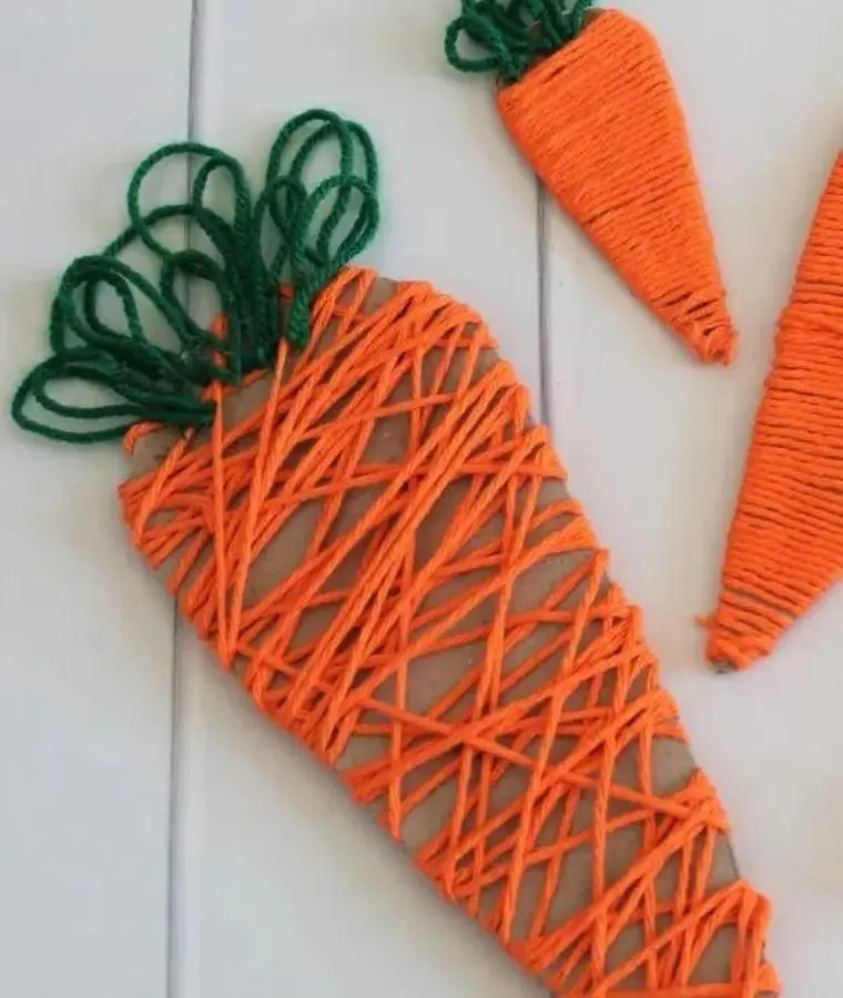 Preschool Carrot Craft (with Free Carrot Template)