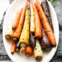 Roasted Whole Carrots from Joyous Apron